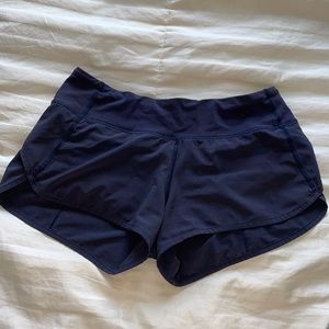 Lululemon Speed Up Short - Navy Blue